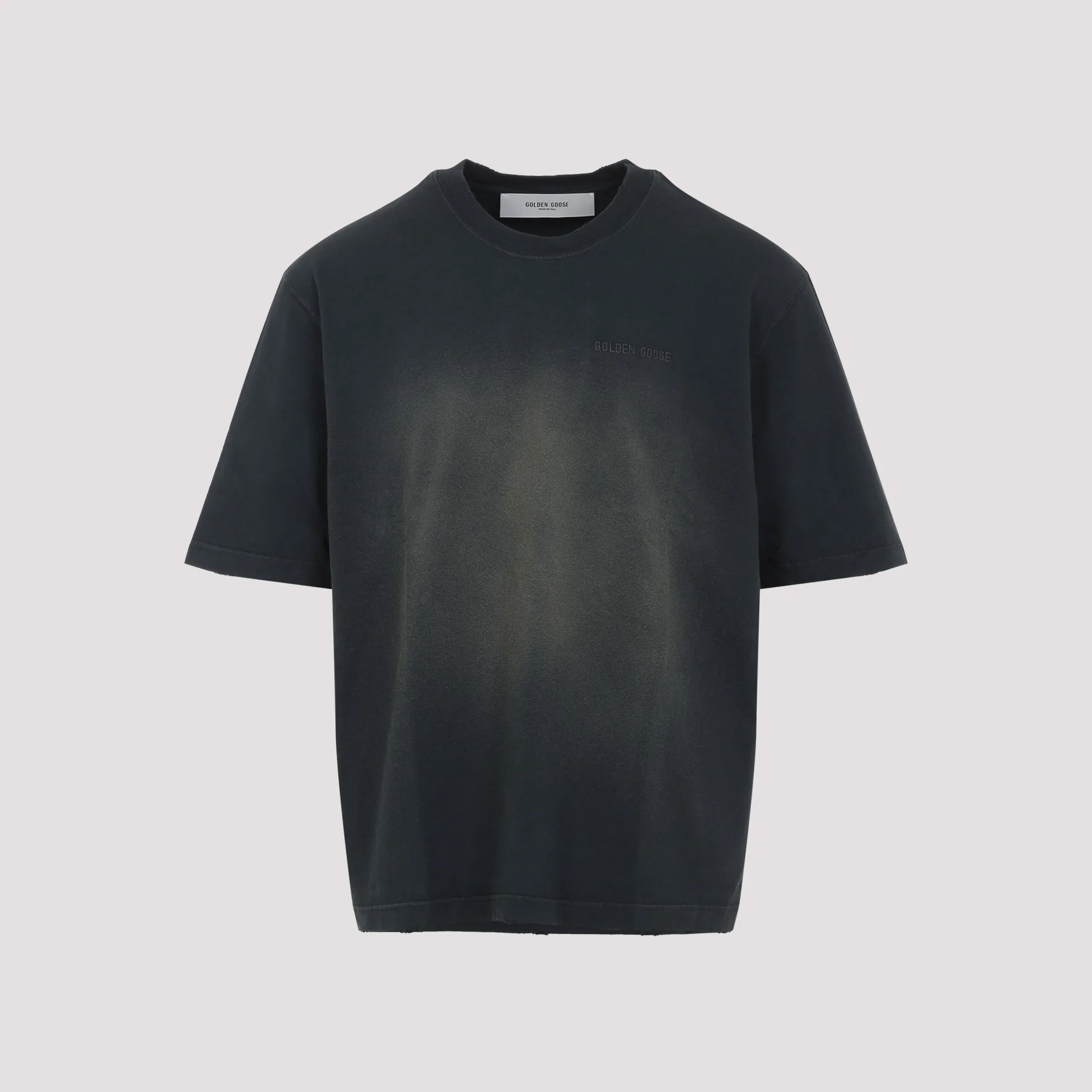 Golden Goose Unisex T-shirt in Cotton Jersey with Embroidered Logo