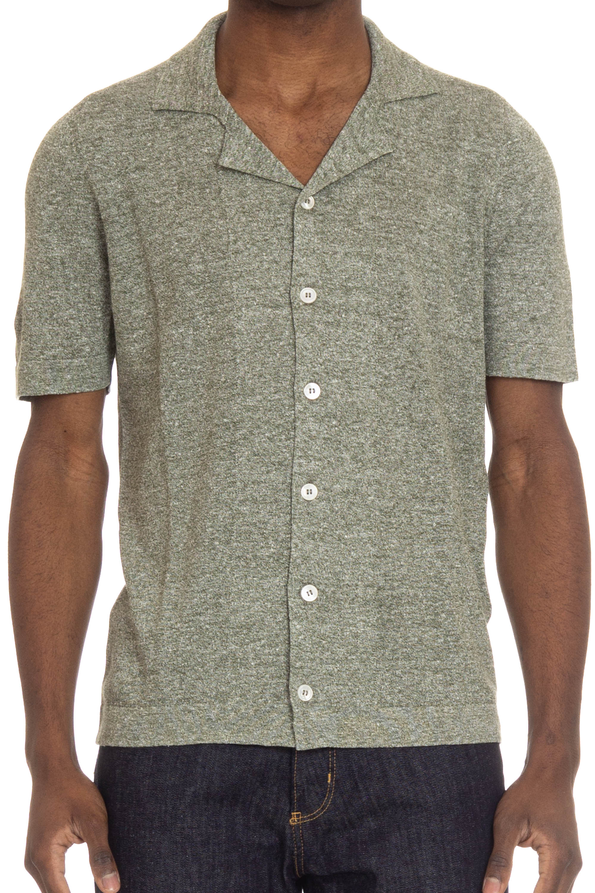 Gran Sasso Men's Stylish Button-Up Mini Shirt - Image 4