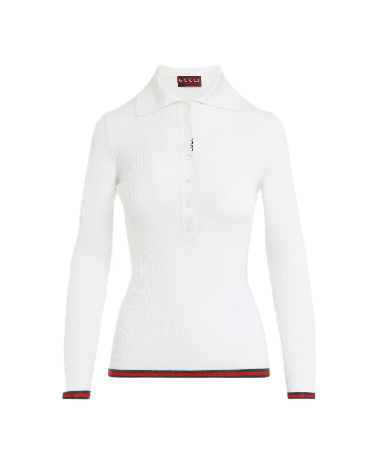GUCCI Cashmere and Silk Polo Shirt