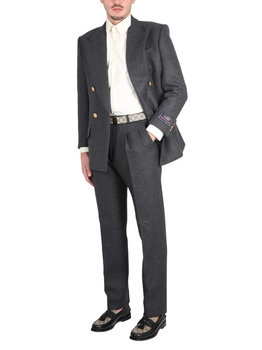 GUCCI Cashmere Wool Double Breast Blazer Jacket - Image 2