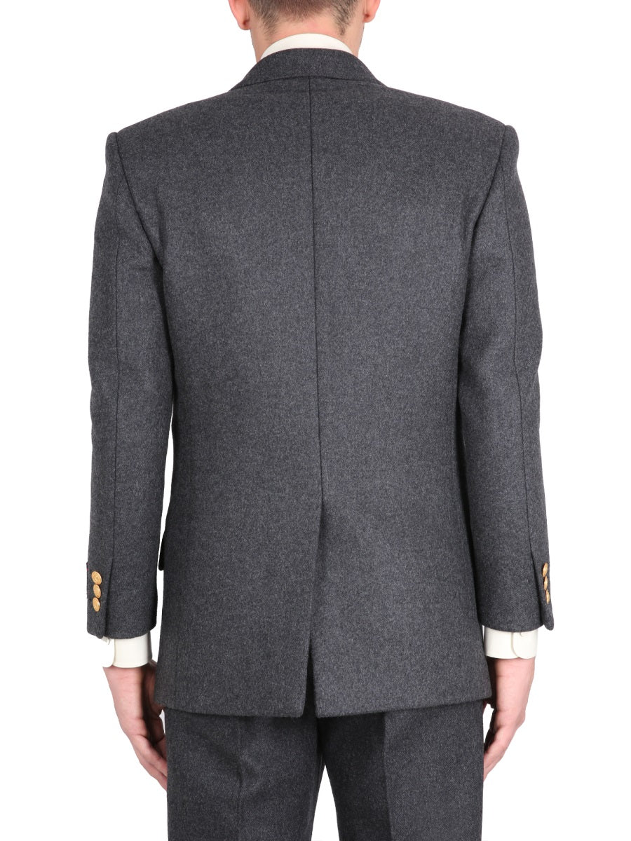 GUCCI Cashmere Wool Double Breast Blazer Jacket - Image 4