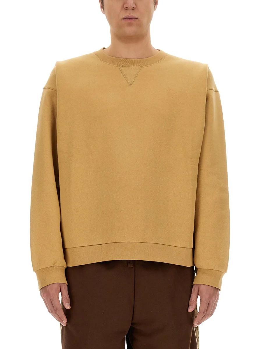 GUCCI Cotton Jersey Sweatshirt with Web Ribbon - Image 4