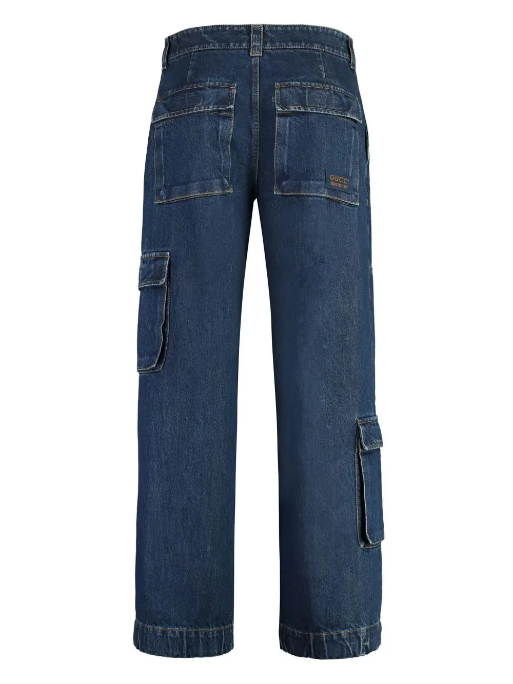 GUCCI Denim Trouser with Web - Image 5