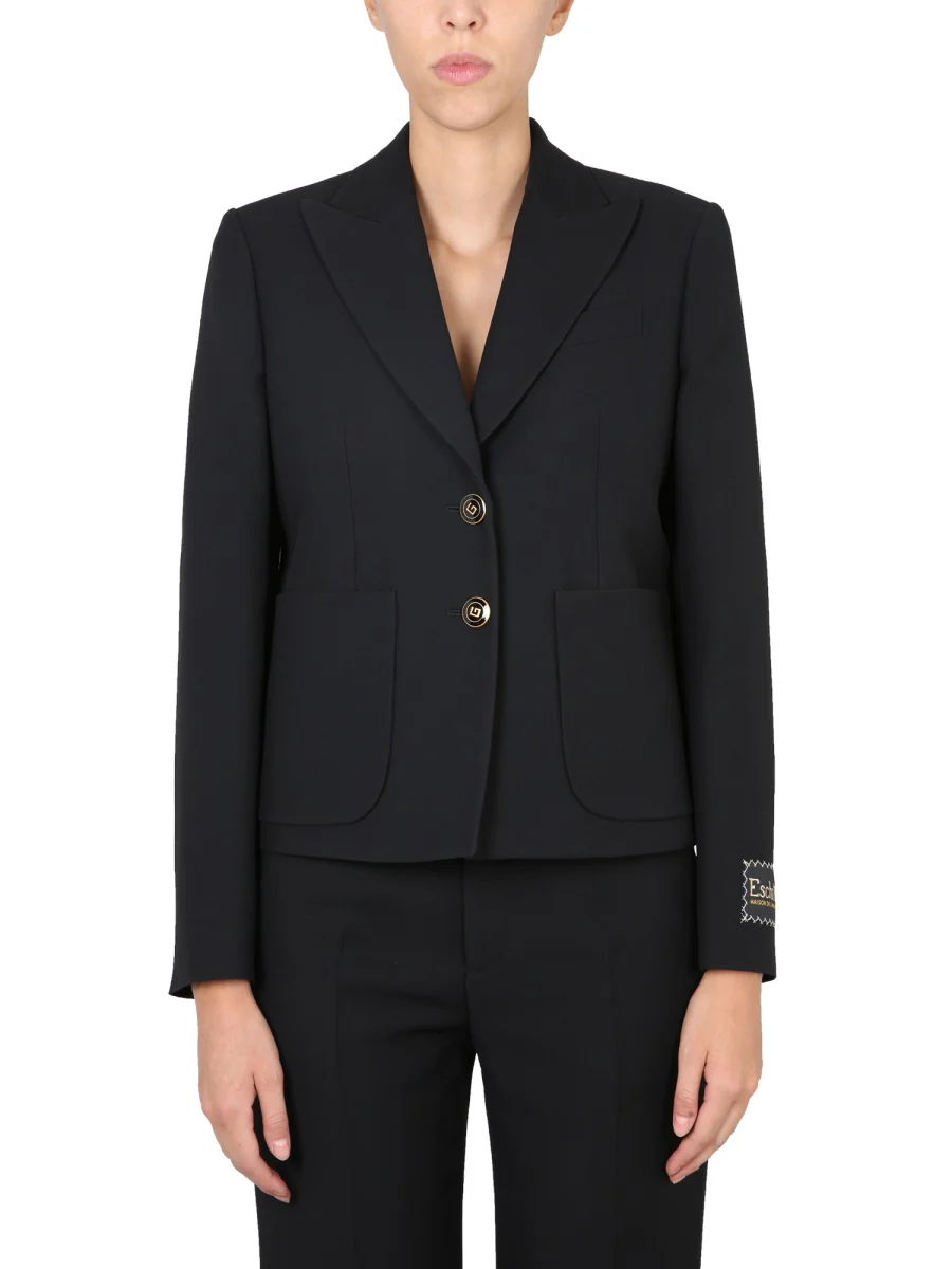 GUCCI GG Cotton Viscose Formal Jacket - Image 5