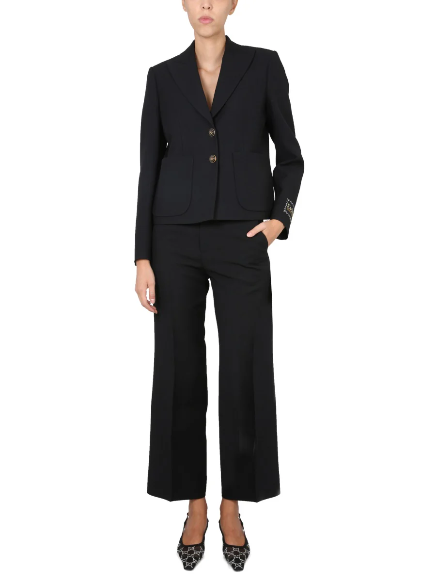 GUCCI GG Cotton Viscose Formal Jacket - Image 6