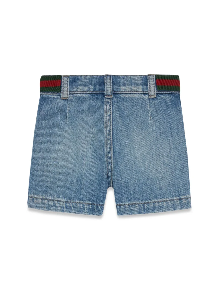 GUCCI GG Denim Bermuda Shorts - Image 2