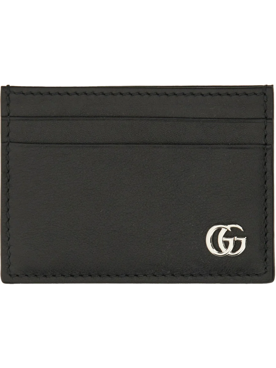 GUCCI GG Marmont Card Case with Money Clip in Soft Leather - Image 2