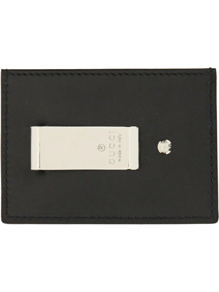 GUCCI GG Marmont Card Case with Money Clip in Soft Leather - Image 6