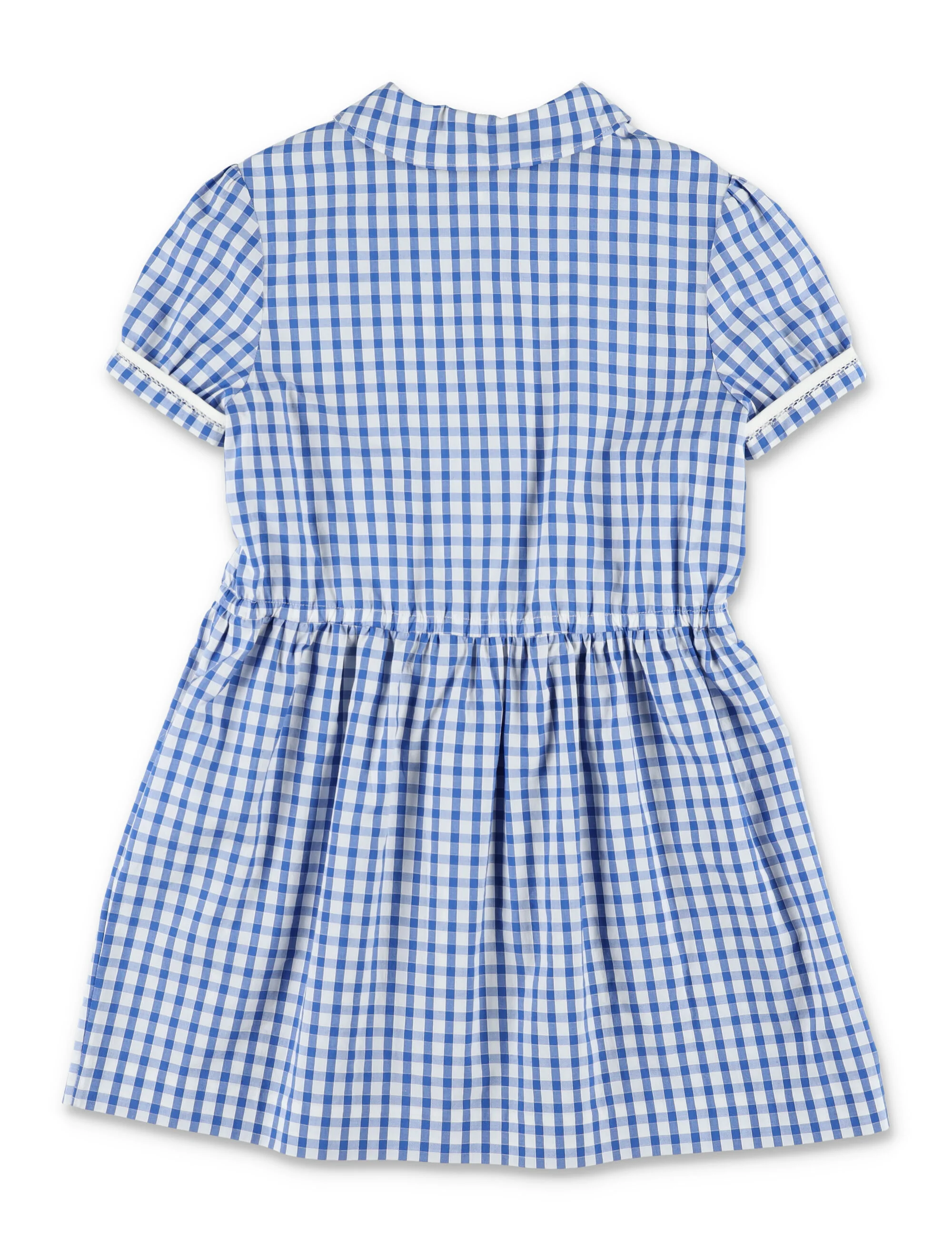 Gucci Girls’ Cotton Gingham Mini Dress - Image 3