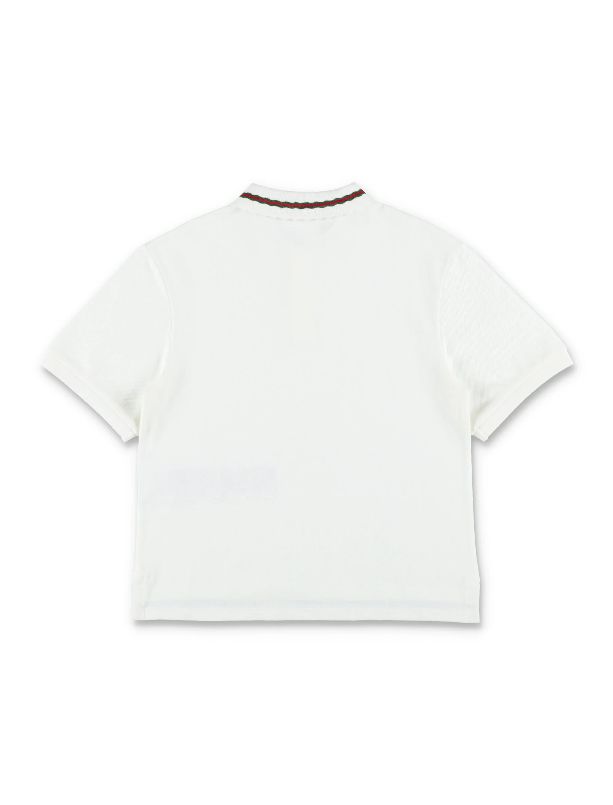 Gucci Girl's Mini Cotton Piqué Polo with Web Detailing - Image 3