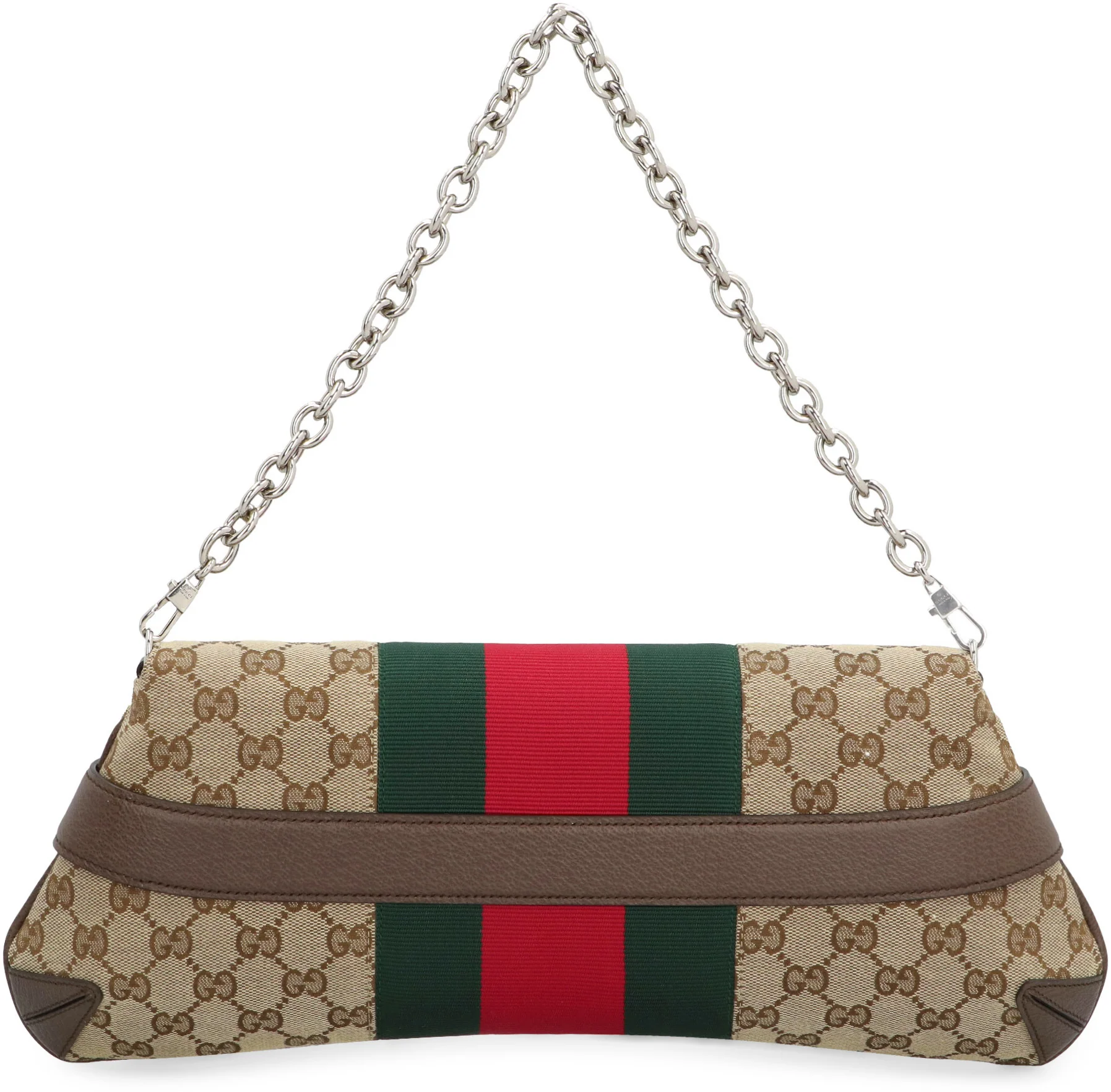 Gucci Horsebit Chain Shoulder Handbag - 38 cm Width - Image 4