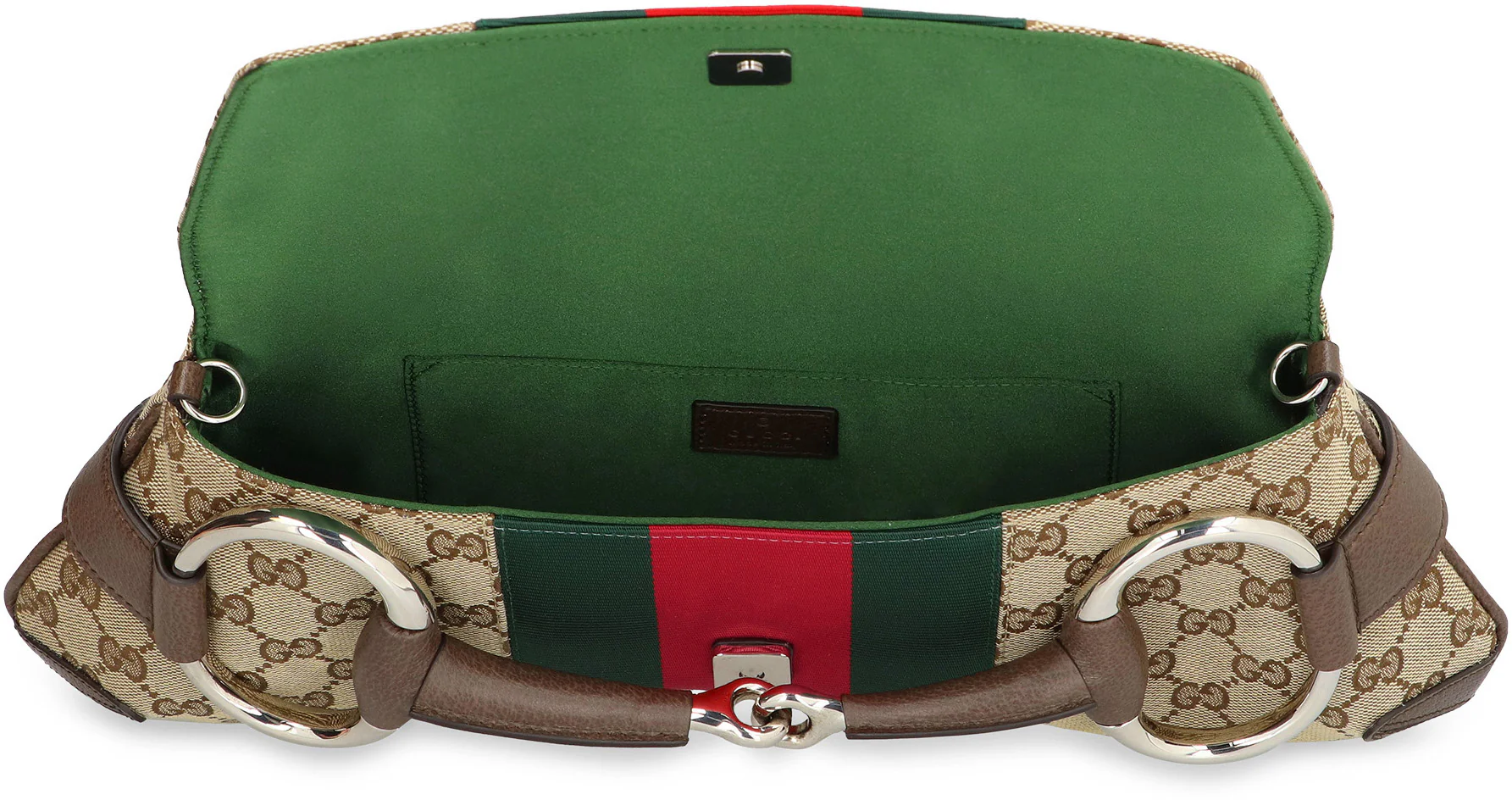 Gucci Horsebit Chain Shoulder Handbag - 38 cm Width - Image 6