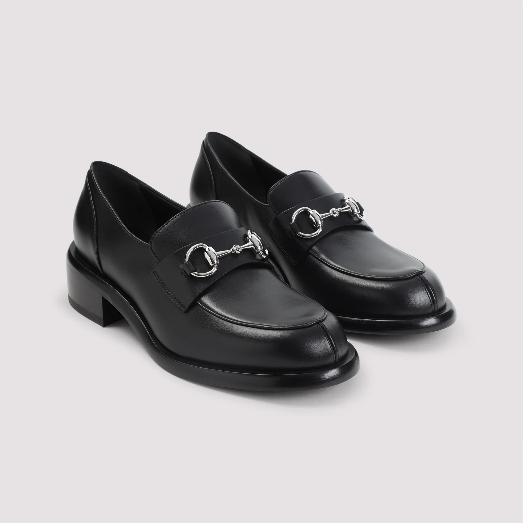 Gucci Horsebit Detail Slip-On Loafers - Image 5