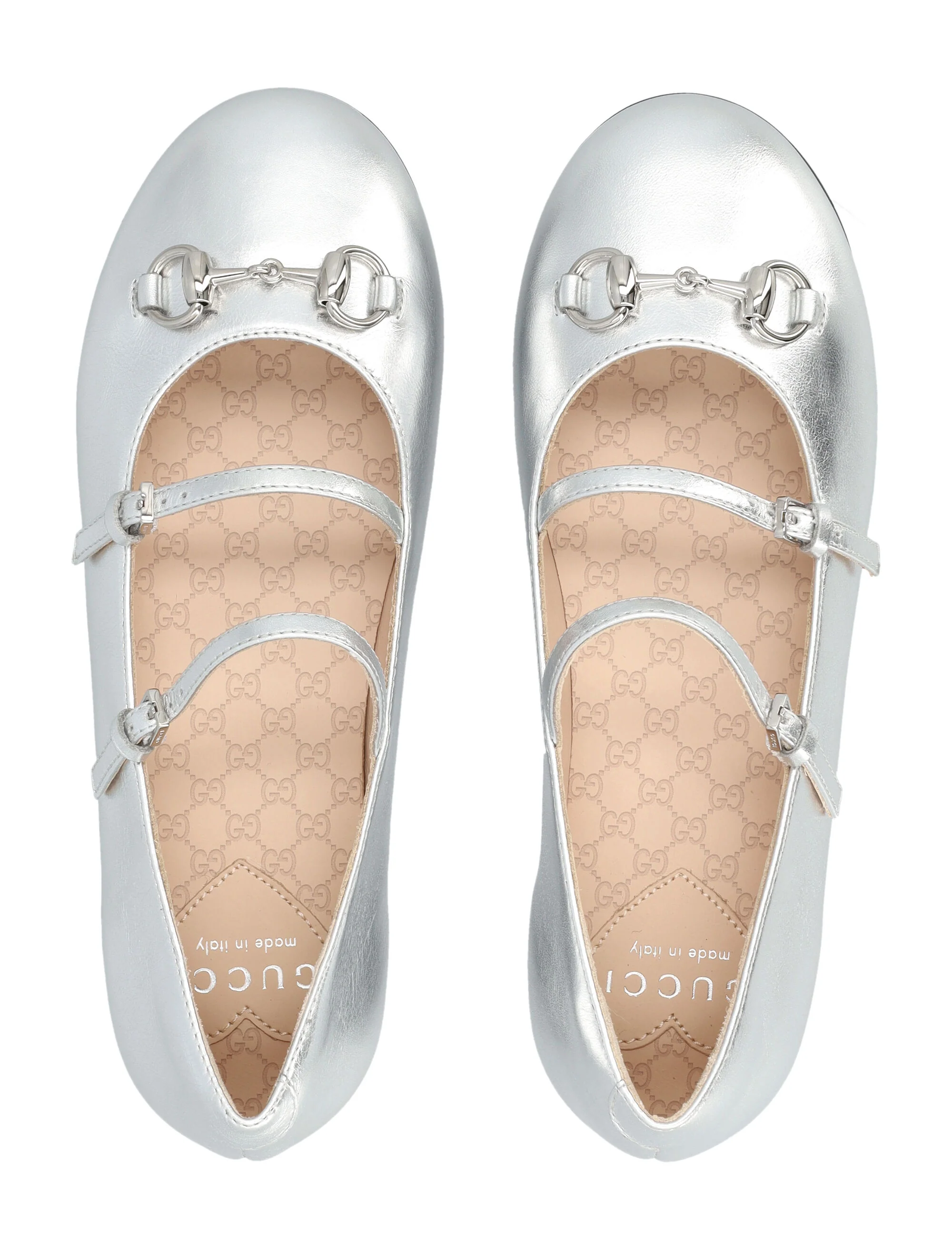 Gucci Horsebit GG Canvas Ballet Flats - Image 2