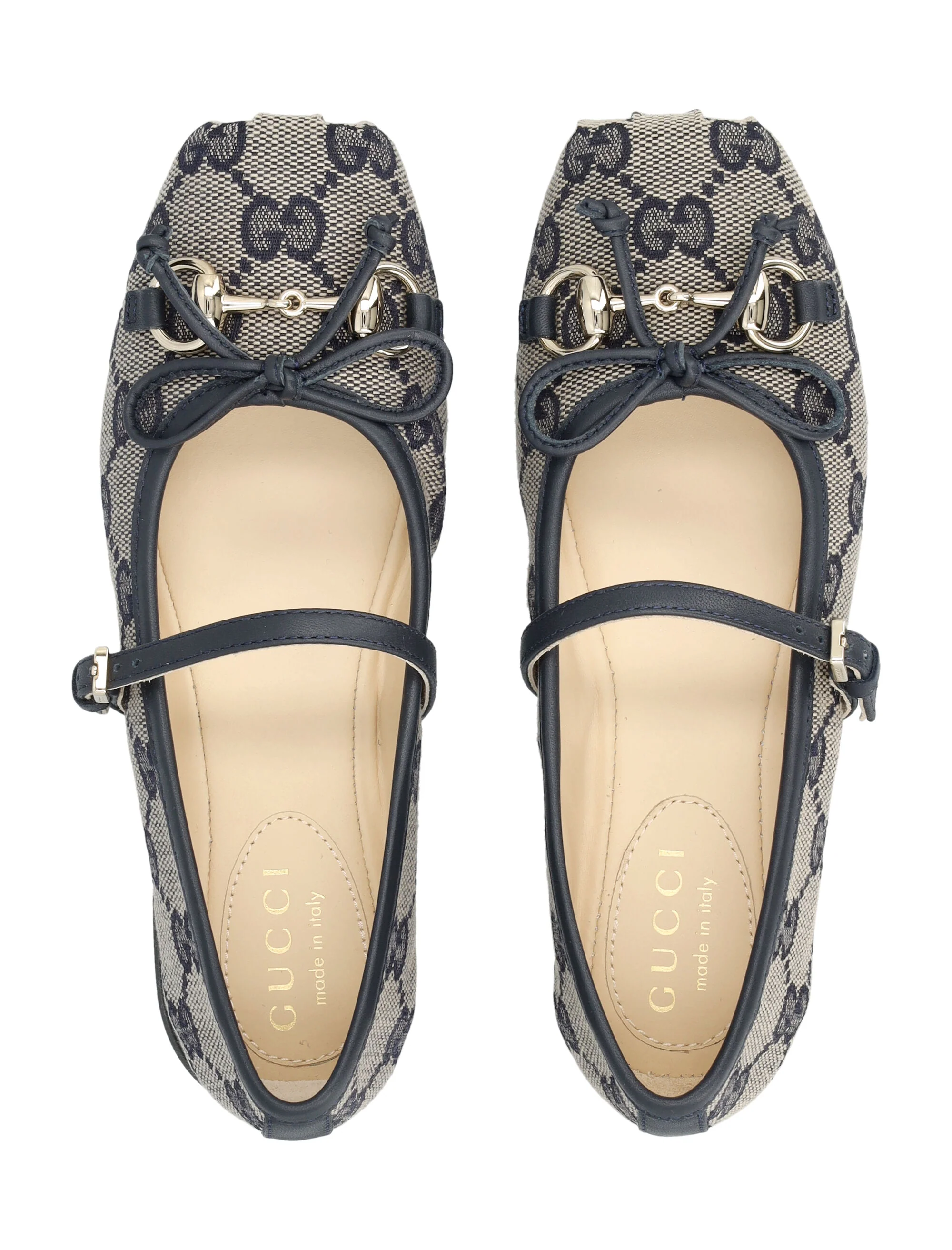 Gucci Kids' Mini Ballet Flats with Signature Accents - Image 2