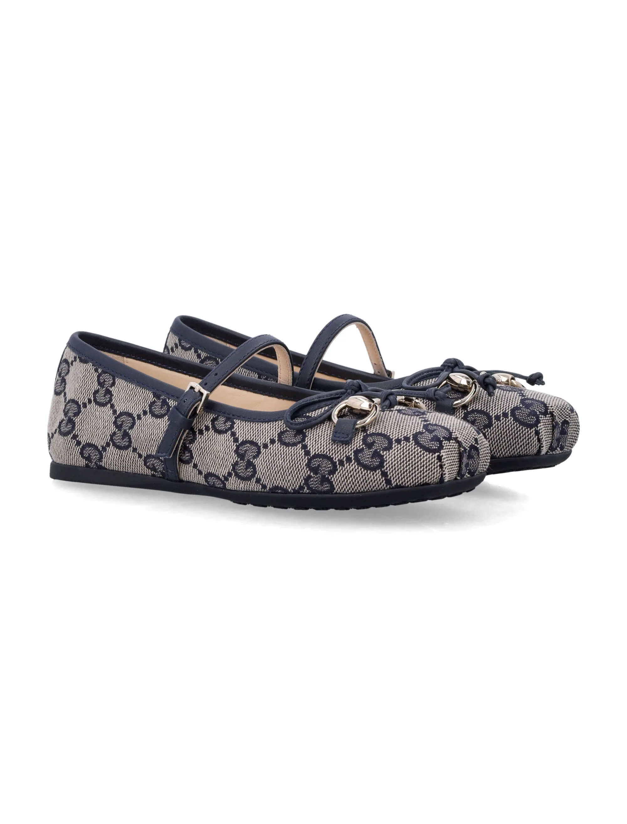 Gucci Kids' Mini Ballet Flats with Signature Accents - Image 3