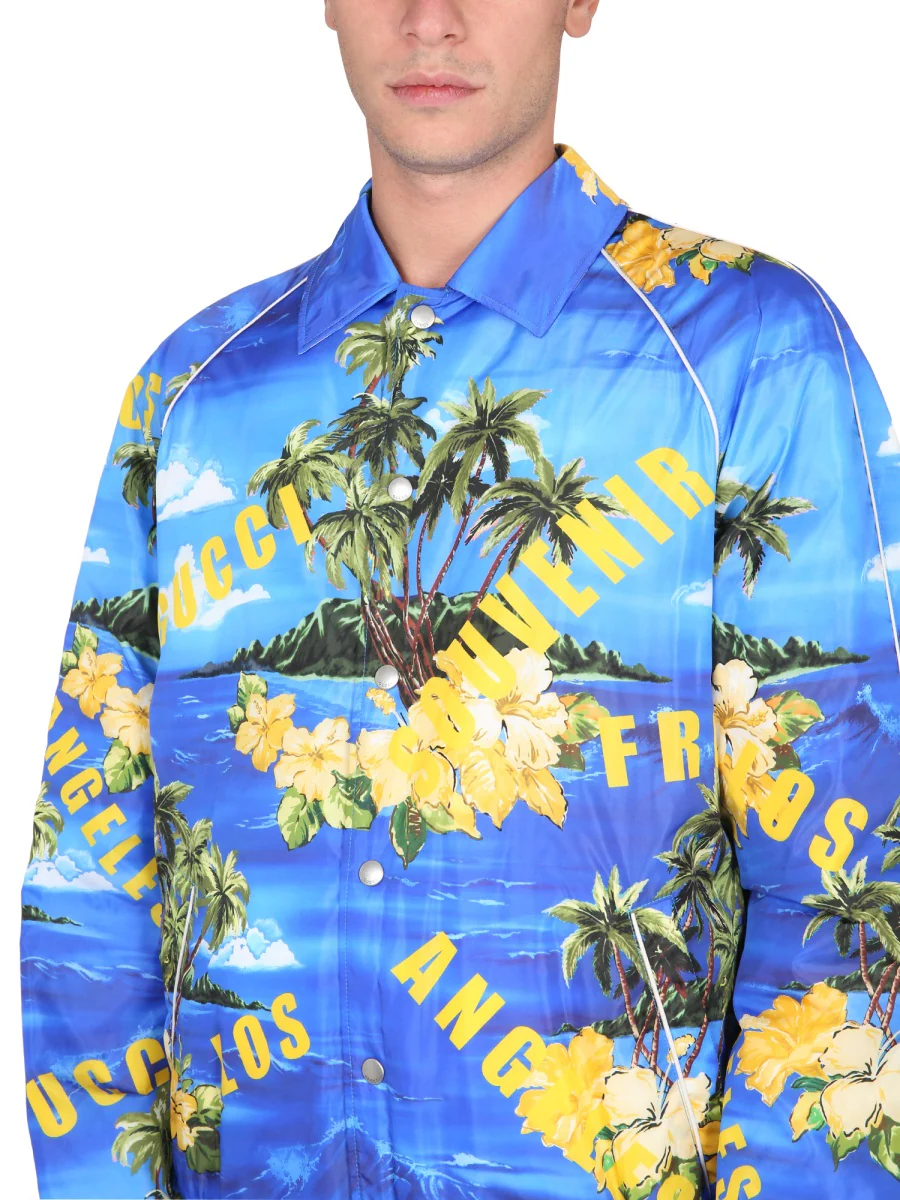 Gucci Men's Mini Nandlon Sports Jacket - Image 4