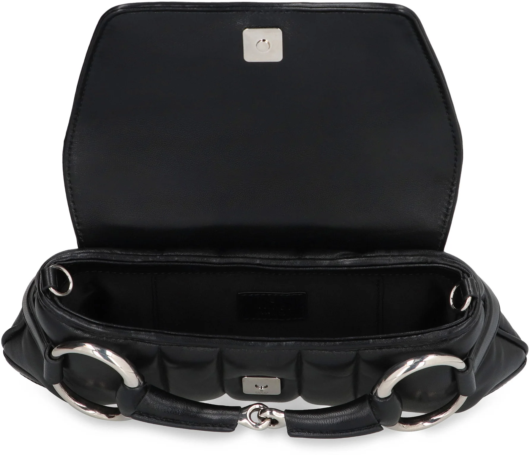 Gucci Mini Chain Detail Quilted Handbag - Image 6