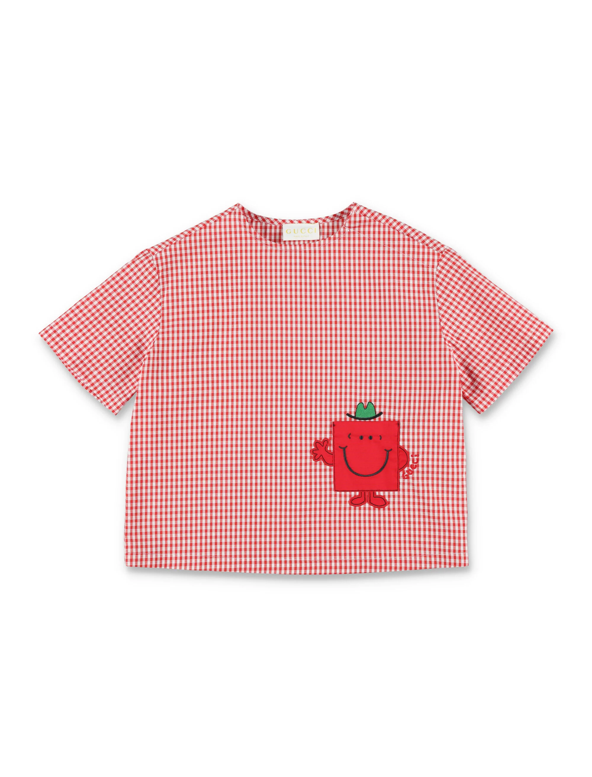 Gucci Mini Checkered Design T-Shirt for Kids