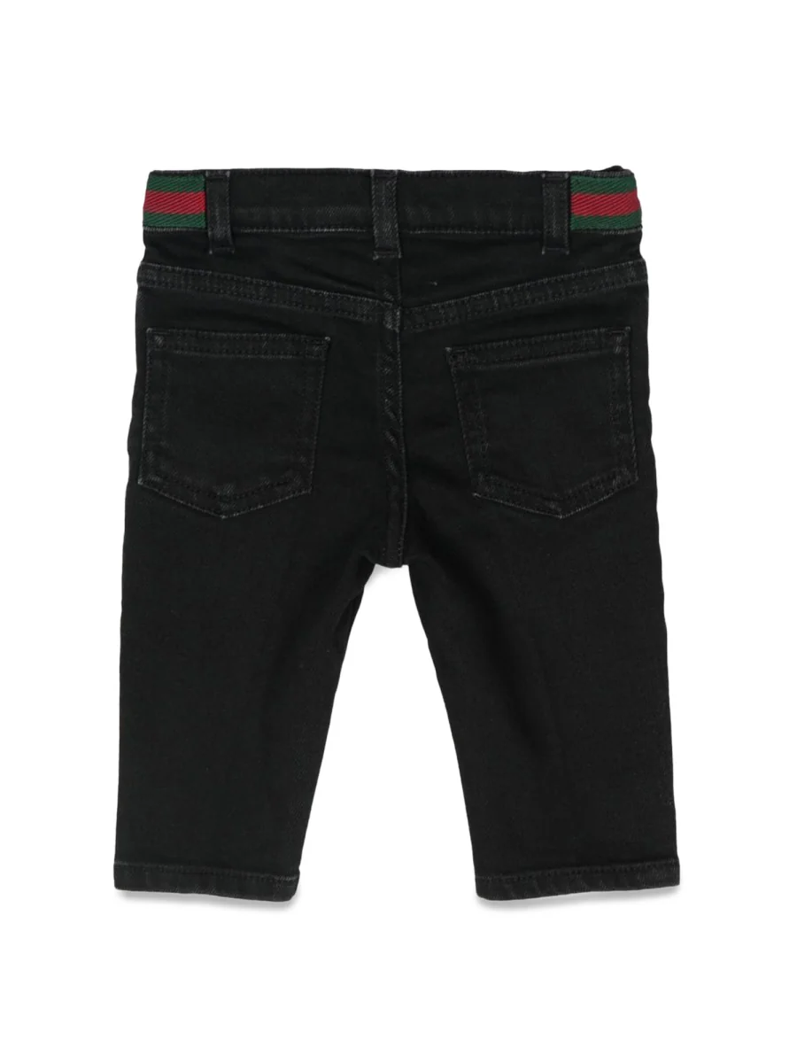 Gucci Mini Unisex Denim Trousers - Image 2