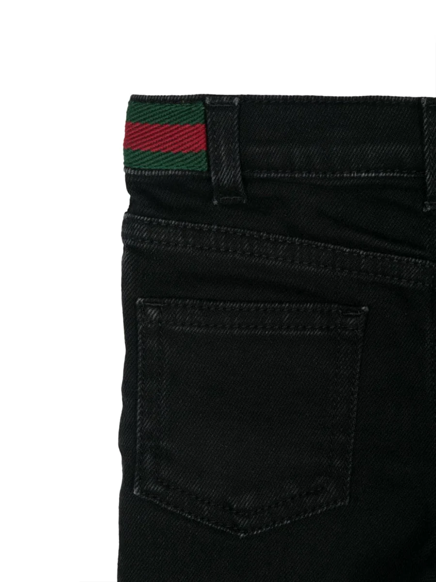 Gucci Mini Unisex Denim Trousers - Image 3