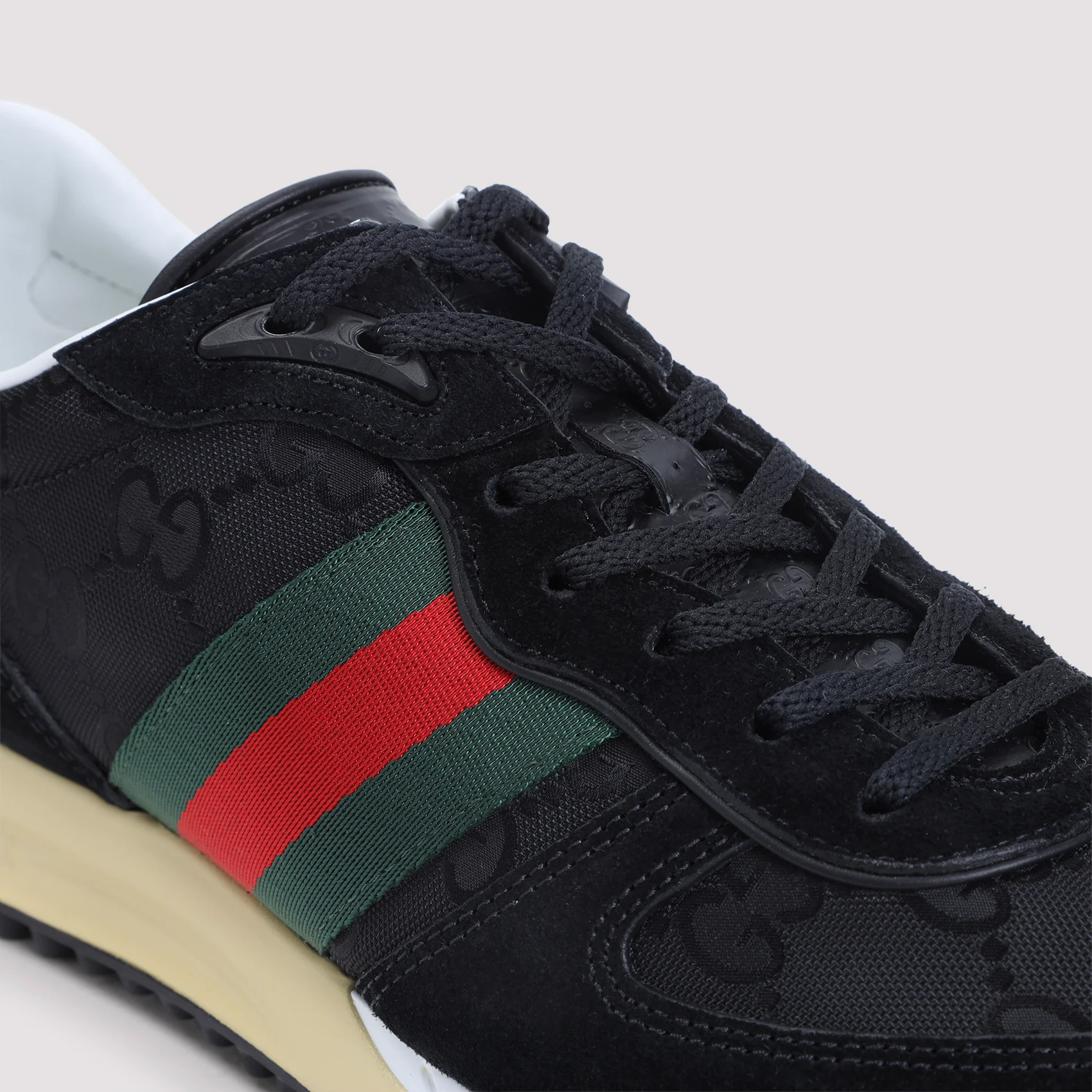 Gucci Re-Motion GG Canvas Suede-trimmed Sneakers - Image 6