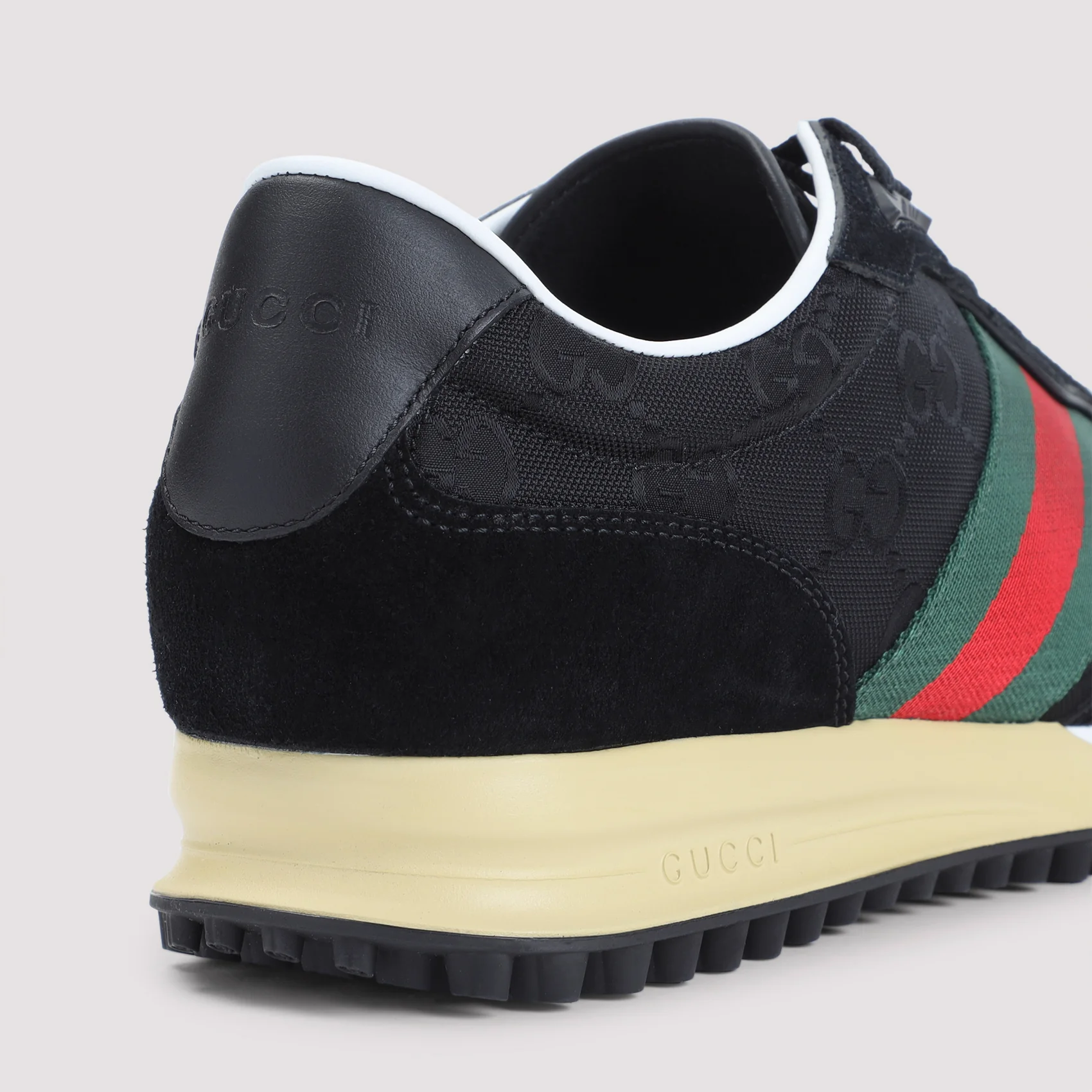 Gucci Re-Motion GG Canvas Suede-trimmed Sneakers - Image 7