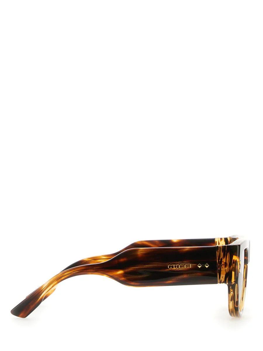 Gucci Square-frame Sunglasses in Dark Brown Acetate - Image 3