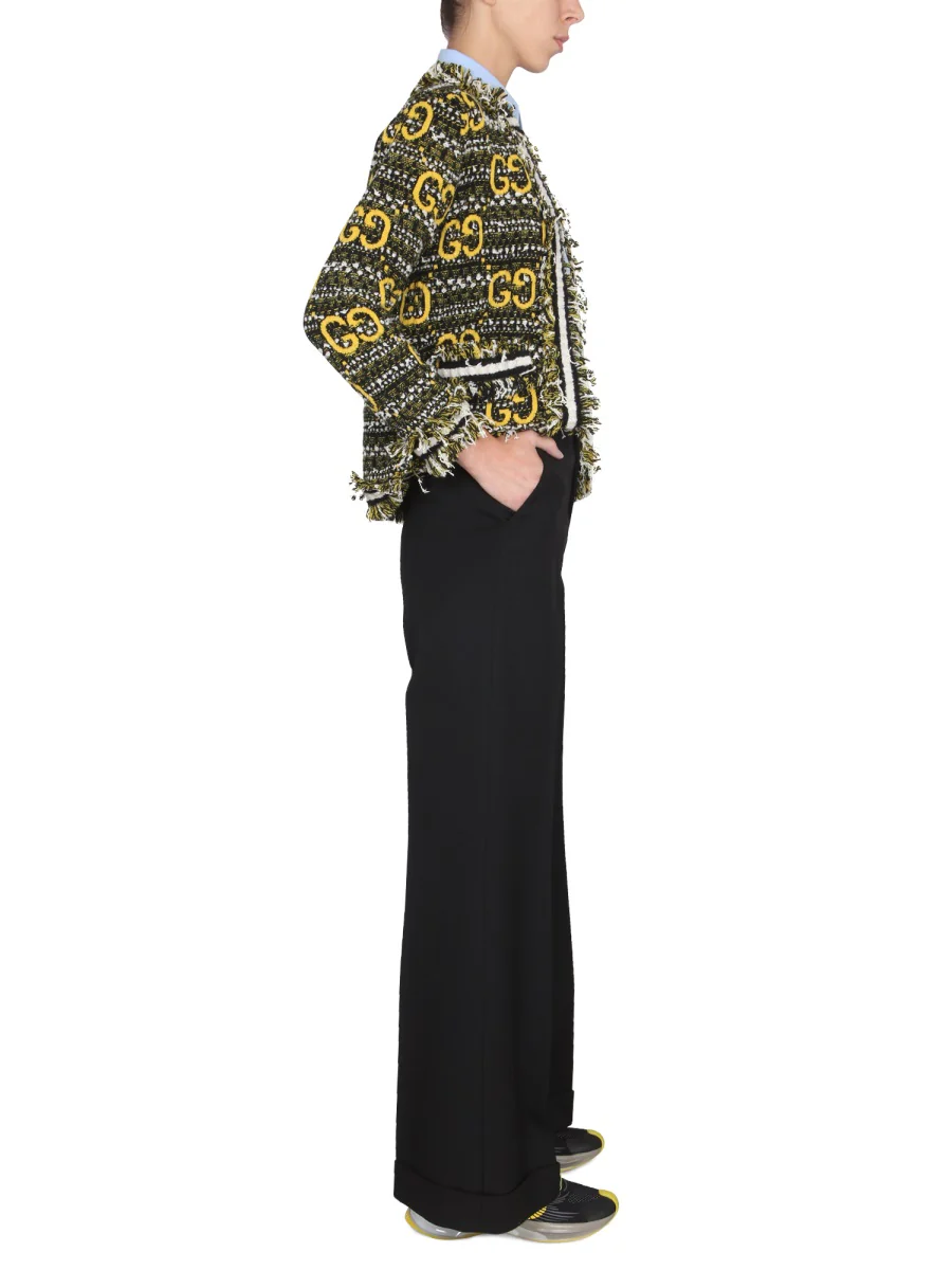 GUCCI Trousers in Wool with Wide Leg - Image 2