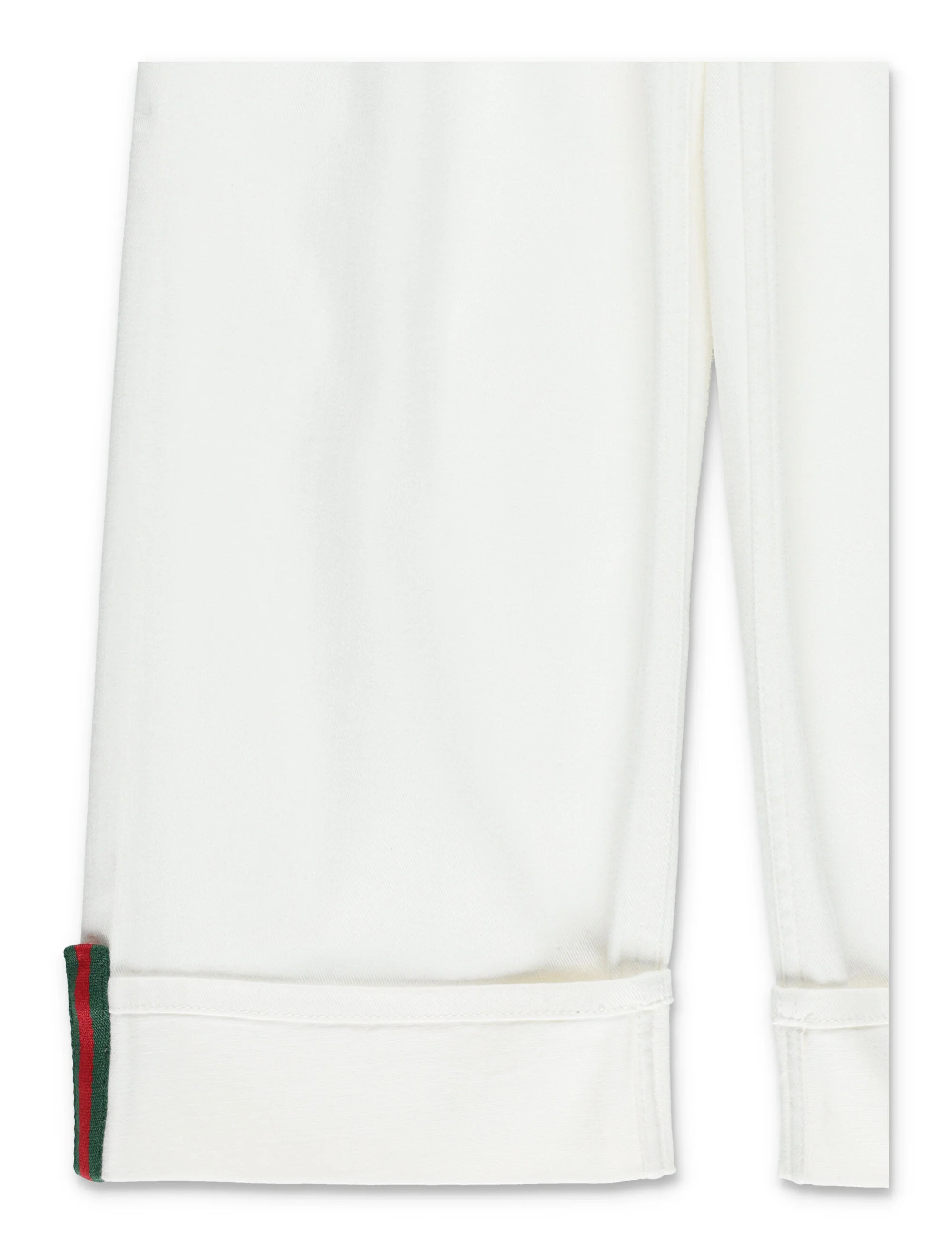 Gucci Wide Leg Girls' Stretch Denim Pants with Adjustable Waistband - Image 2