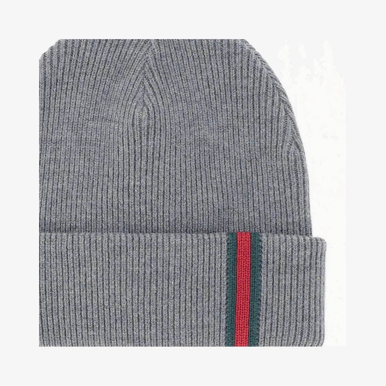 GUCCI Wool Hat with Web - Image 3