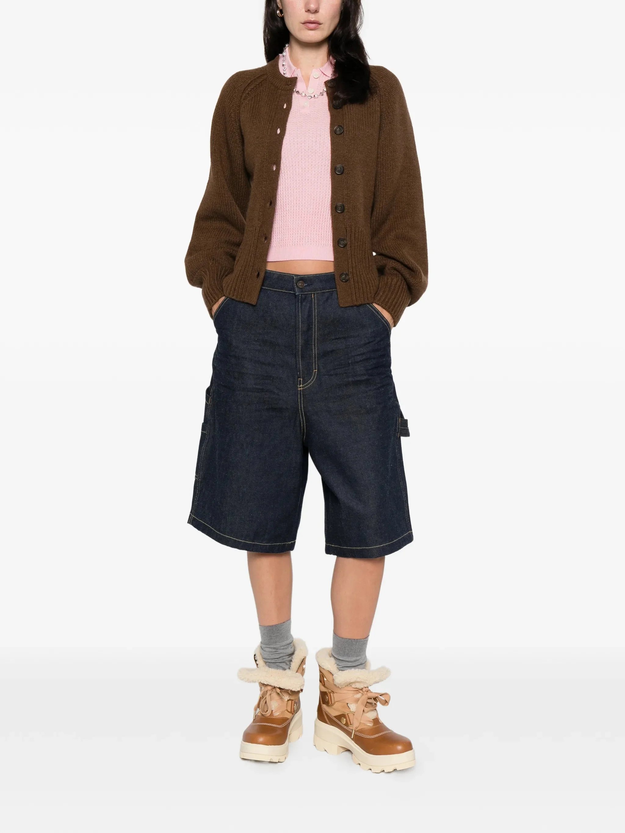 Guest In Residence Luxury Cashmere Knit Polo - Size S - Image 2