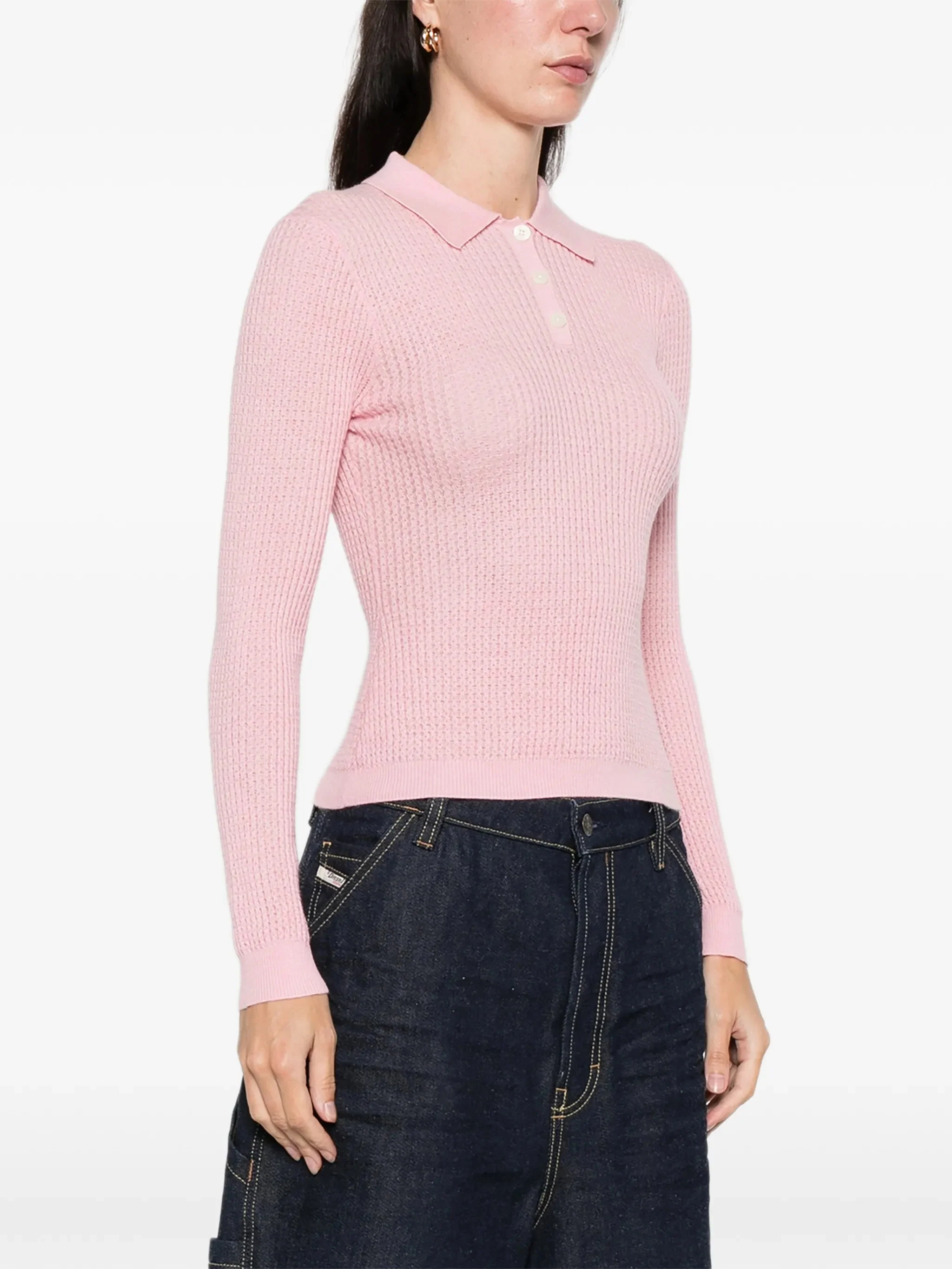 Guest In Residence Luxury Cashmere Knit Polo - Size S - Image 3