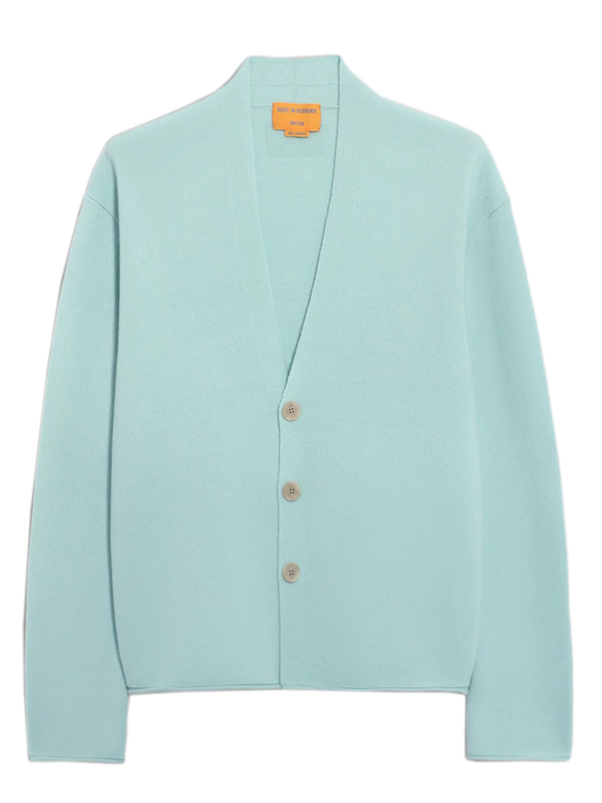 Guest In Residence V-neck Cashmere Sweater with Button Fastening - Size S