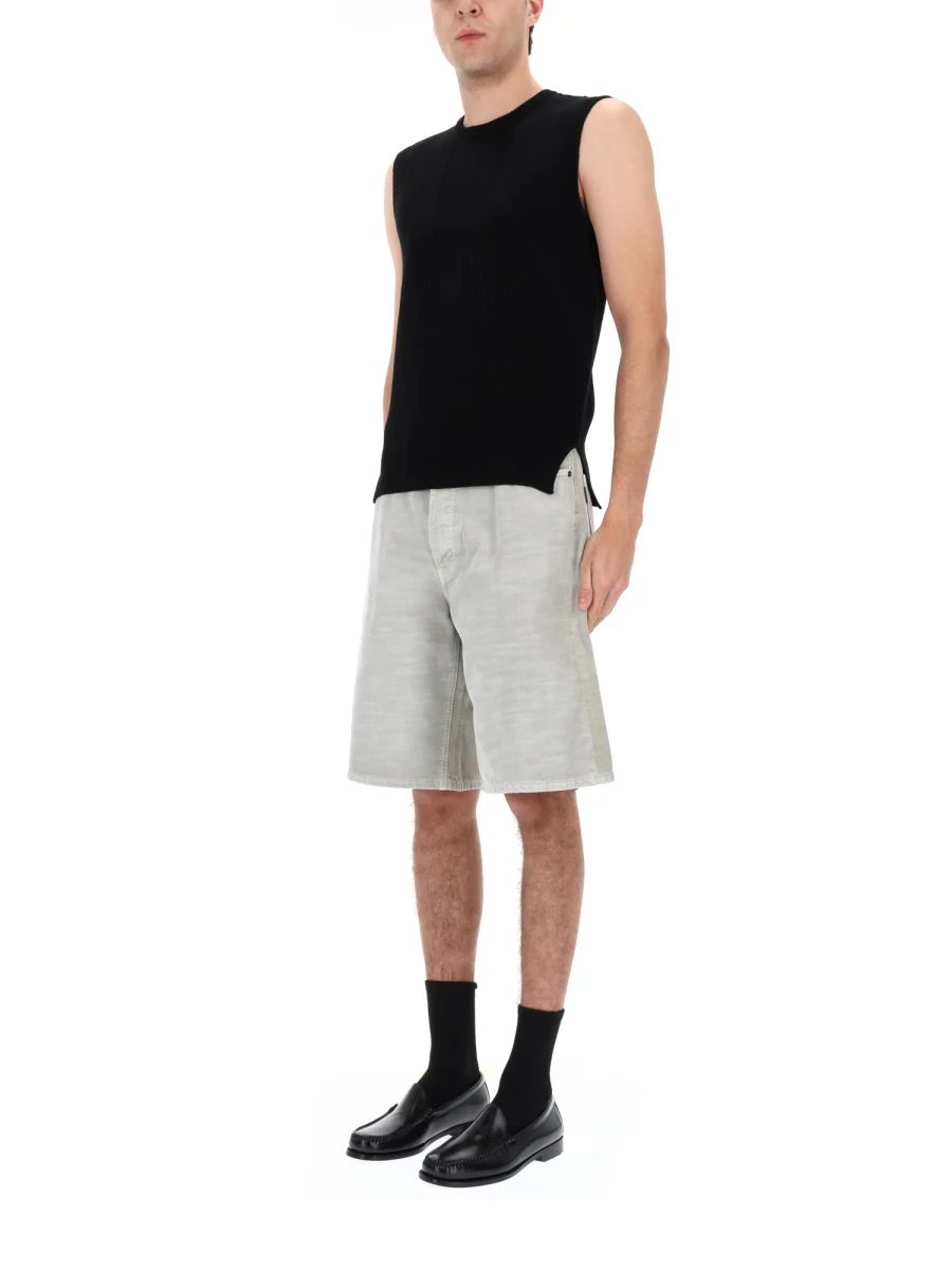 HAIKURE Belted Denim Shorts - Image 3