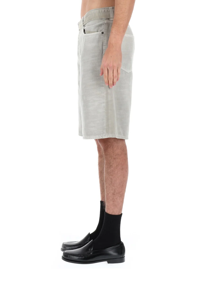 HAIKURE Belted Denim Shorts - Image 4