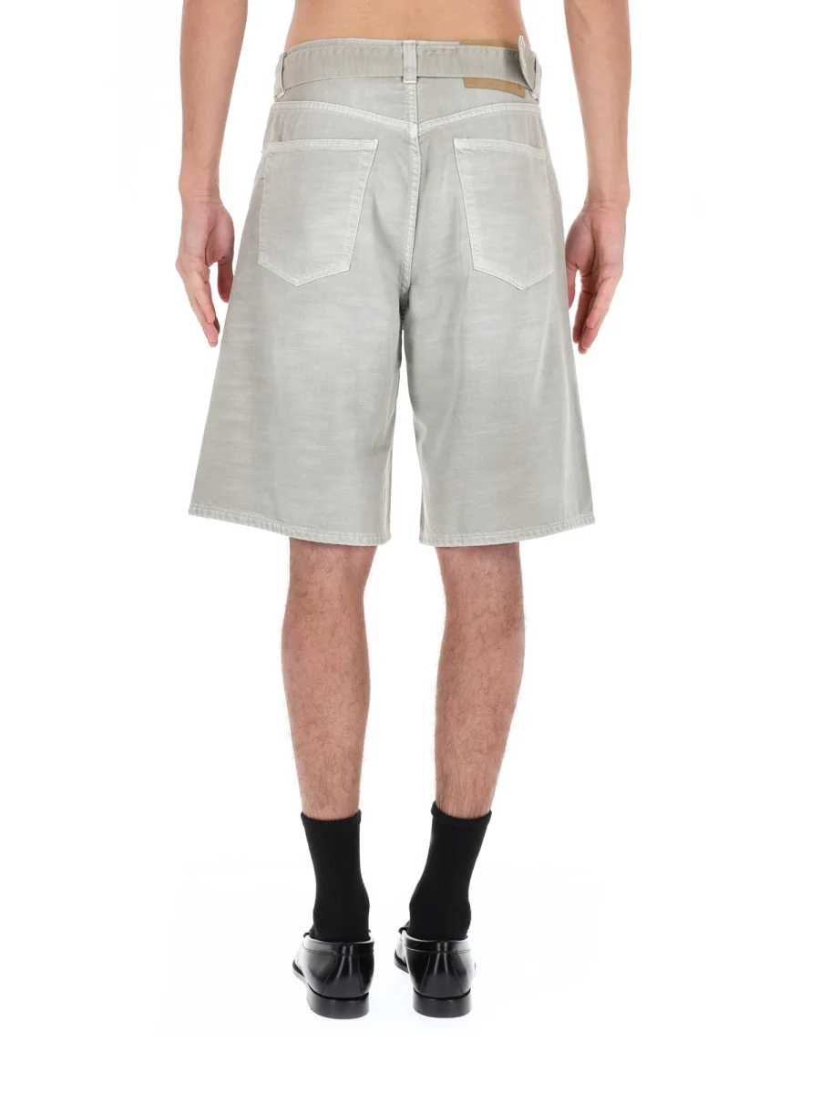 HAIKURE Belted Denim Shorts - Image 5
