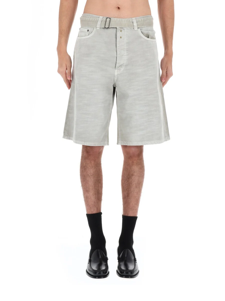 HAIKURE Belted Denim Shorts - Image 6