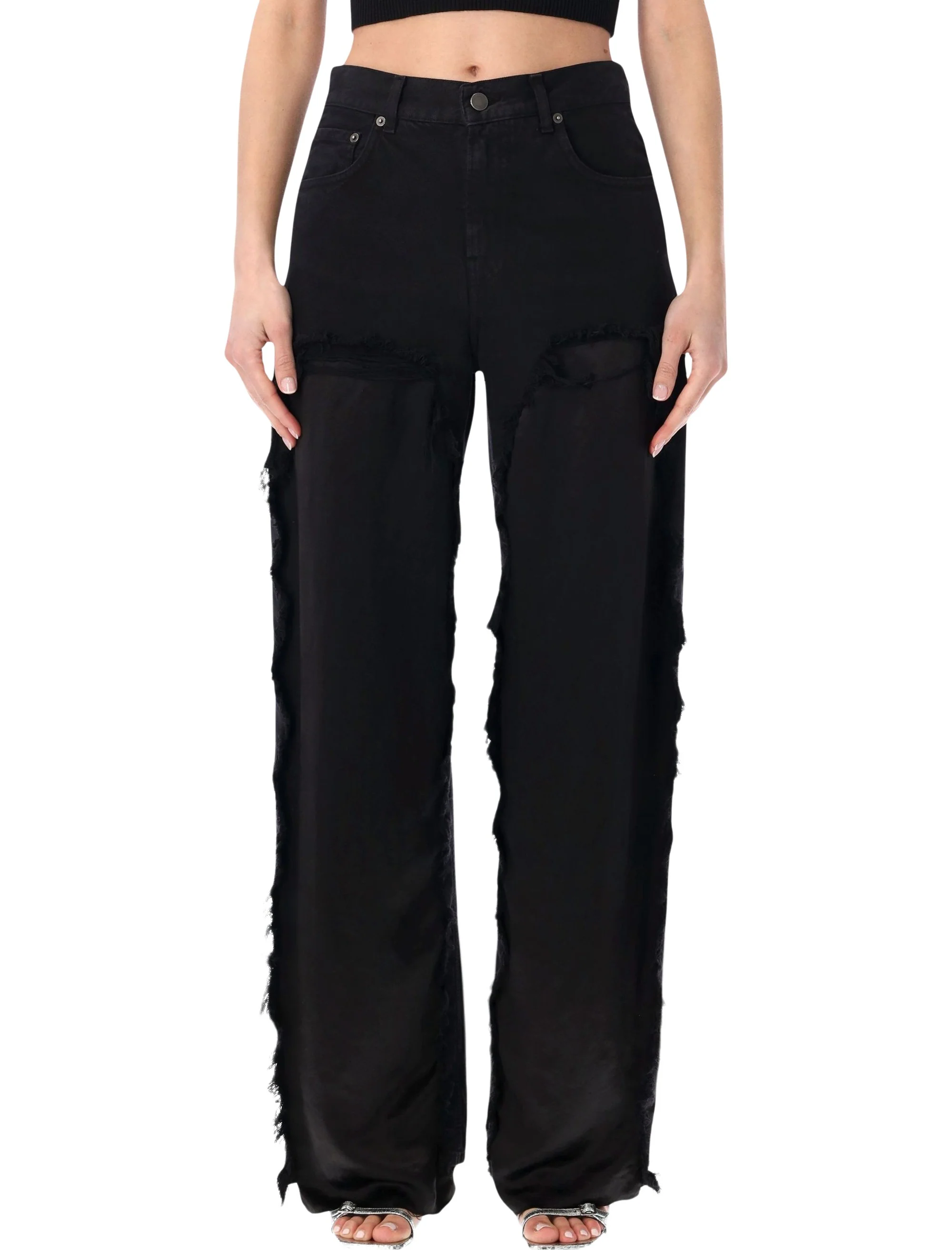 Haikure Casual Elegance: Women's Straight Leg Trousers Size 26