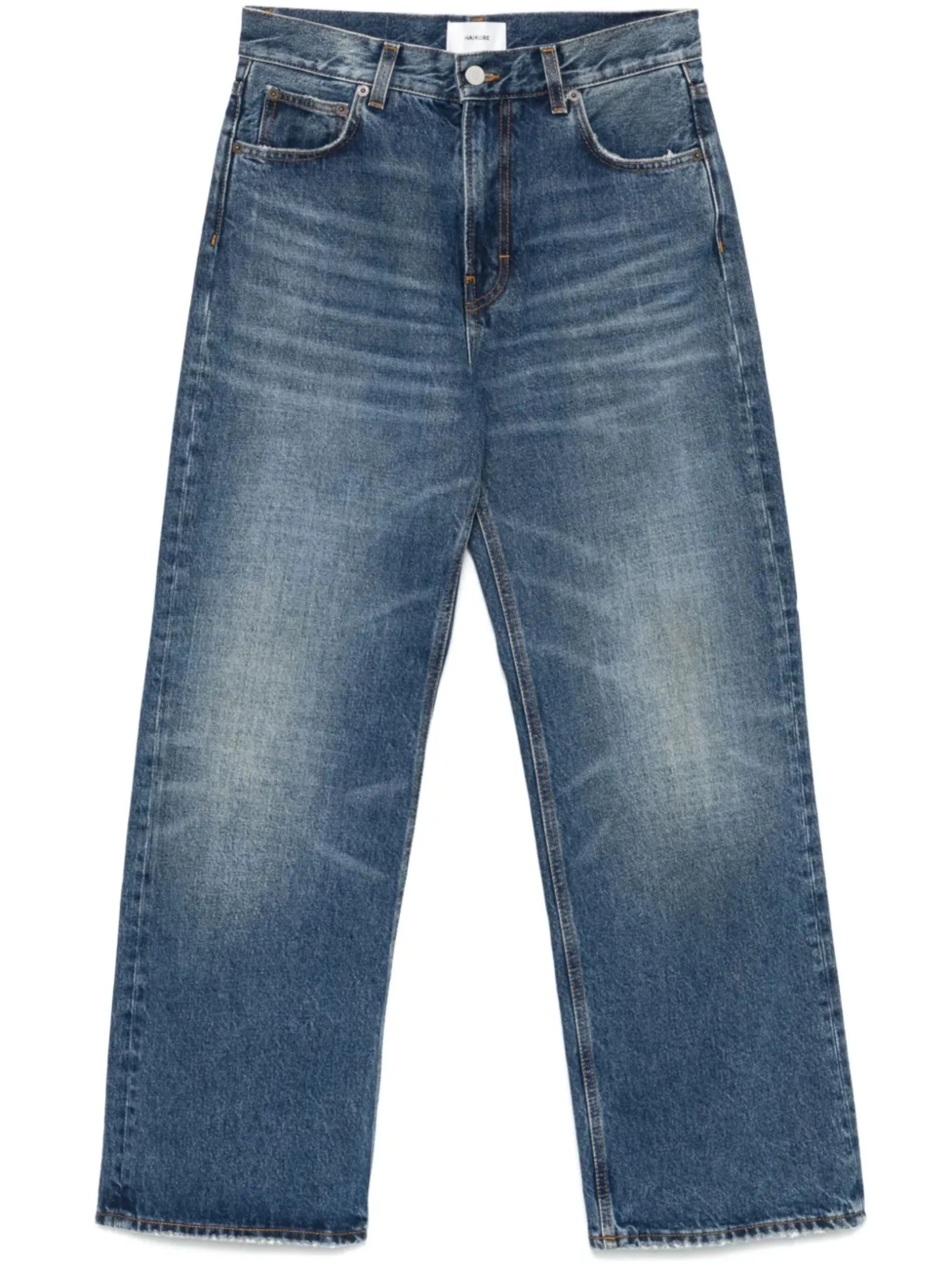 Haikure Cotton Belt Loops with Five Pockets for Women