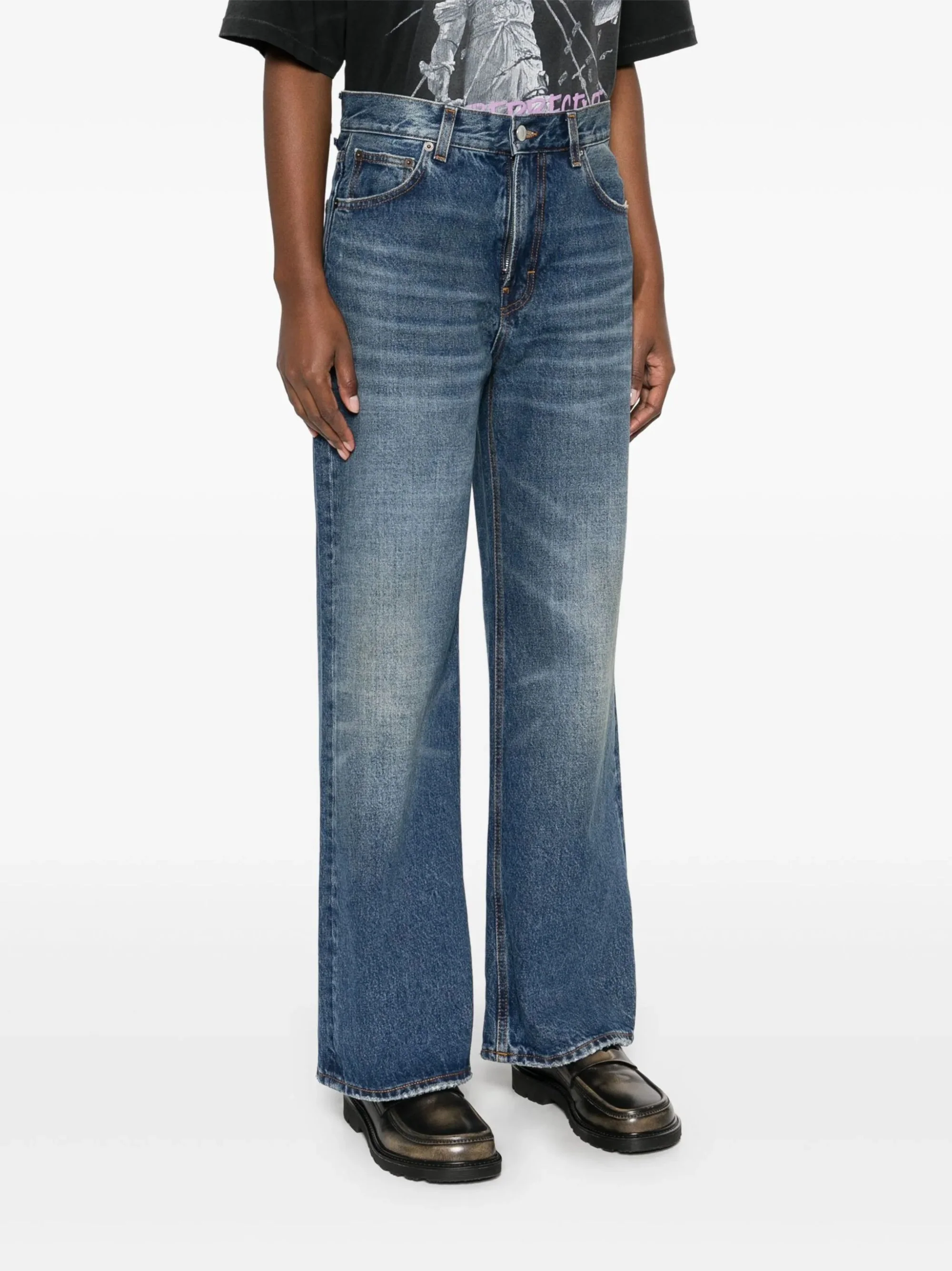 Haikure Cotton Belt Loops with Five Pockets for Women - Image 3