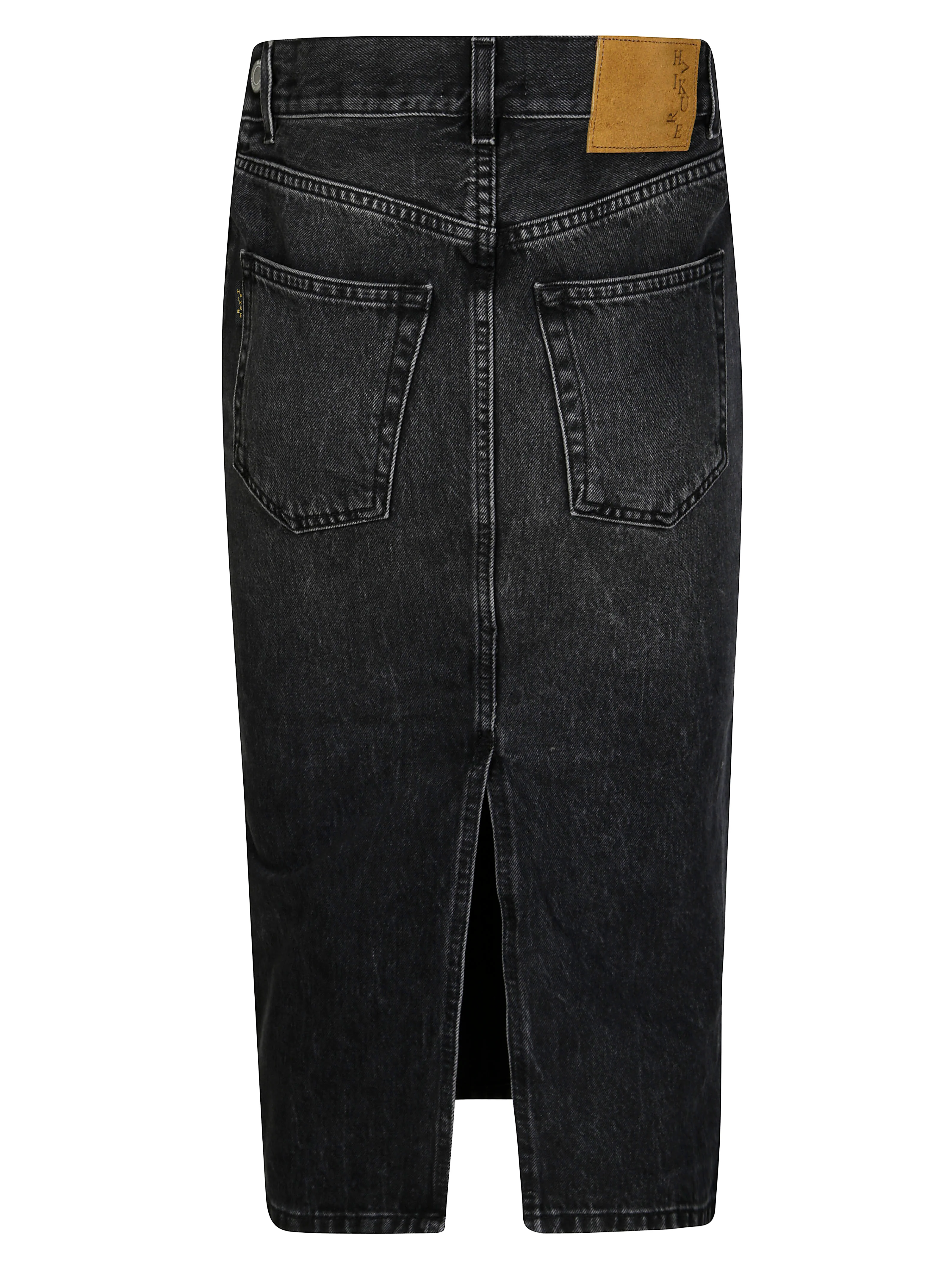 Haikure Denim Cotton Skirt - Image 2