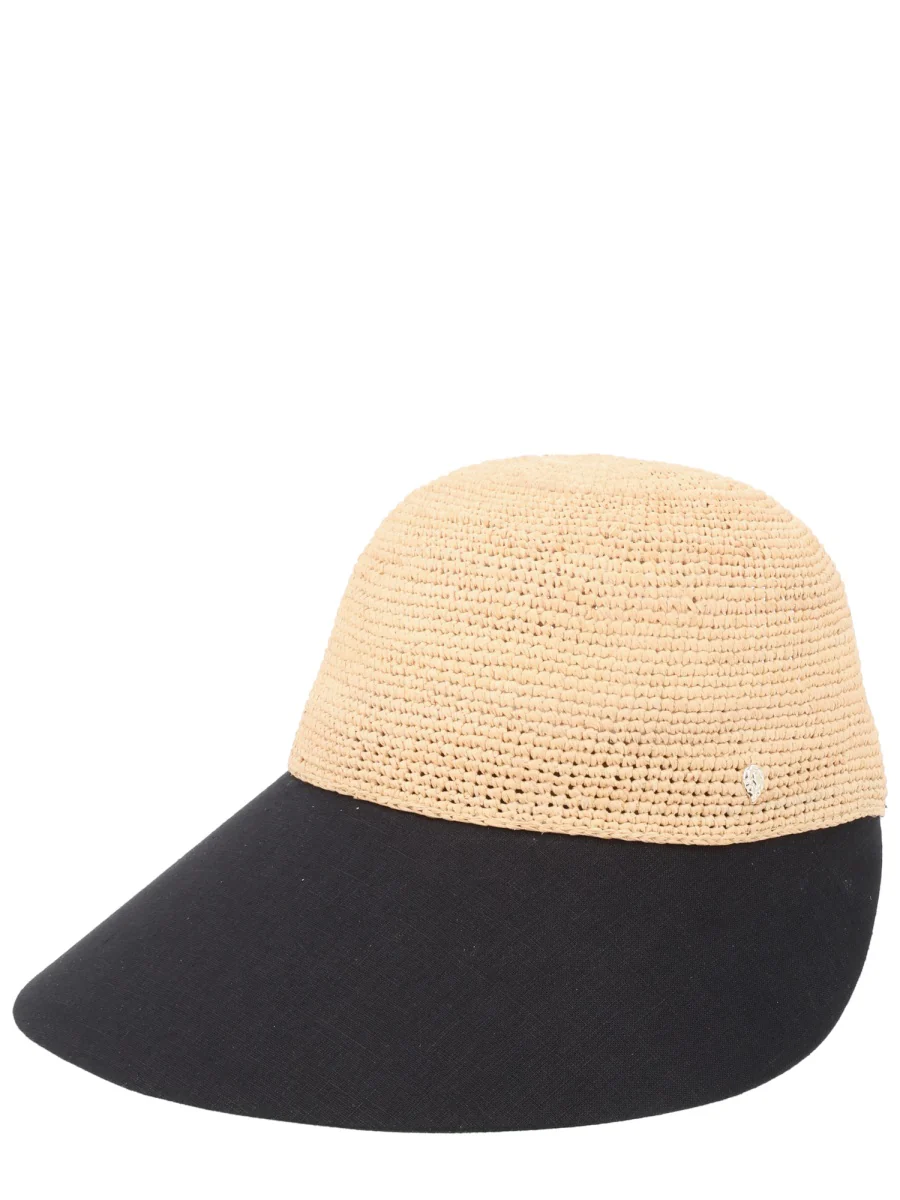 Helen Kaminski Mini Raffia and Linen Hat - Image 2
