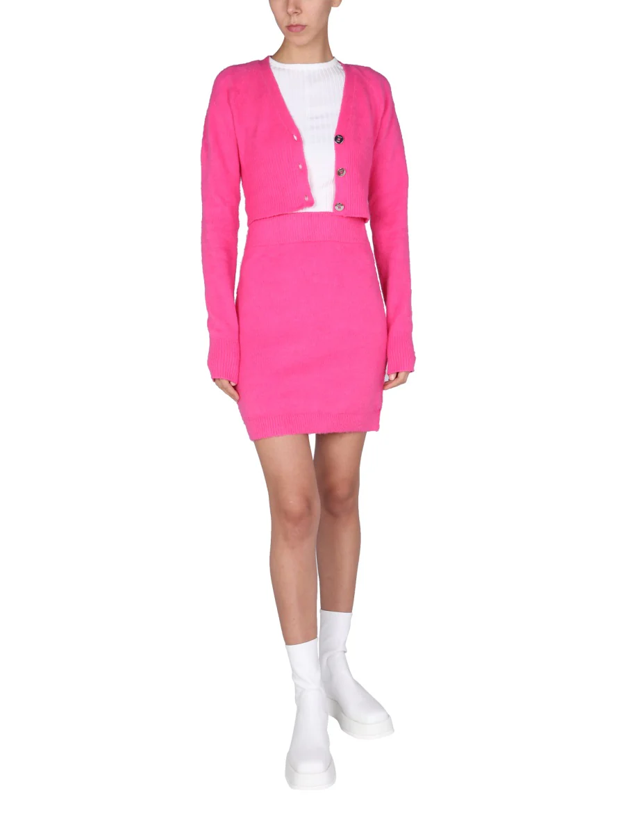 HELMUT LANG Brushed Cotton-blend Mini Skirt - Image 2