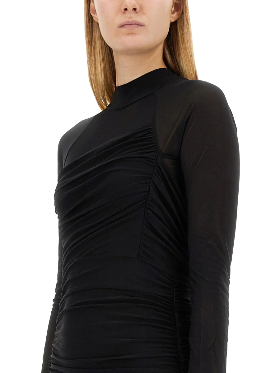 Helmut Lang Chic Slim Fit Mini Dress - Image 4