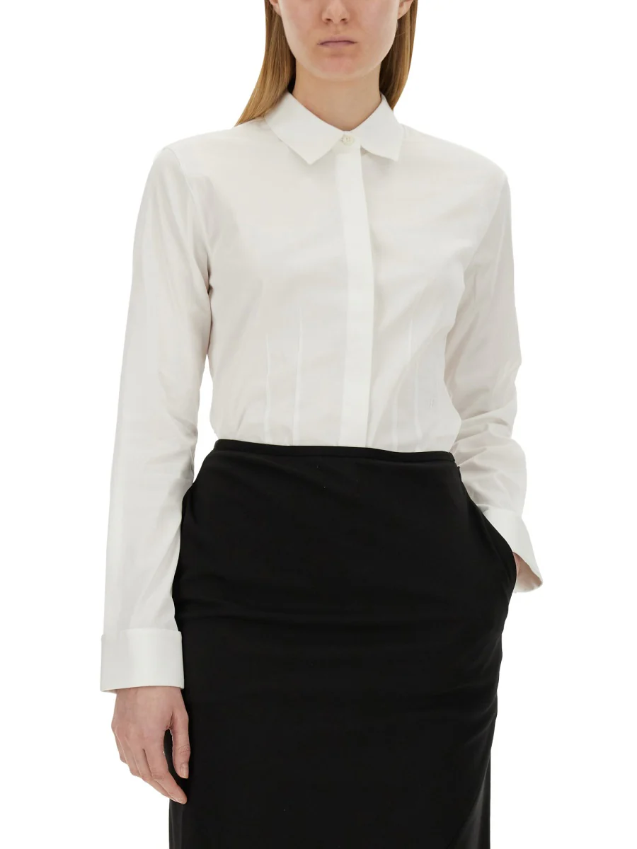 HELMUT LANG Classic-collar Poplin Shirt - Image 4