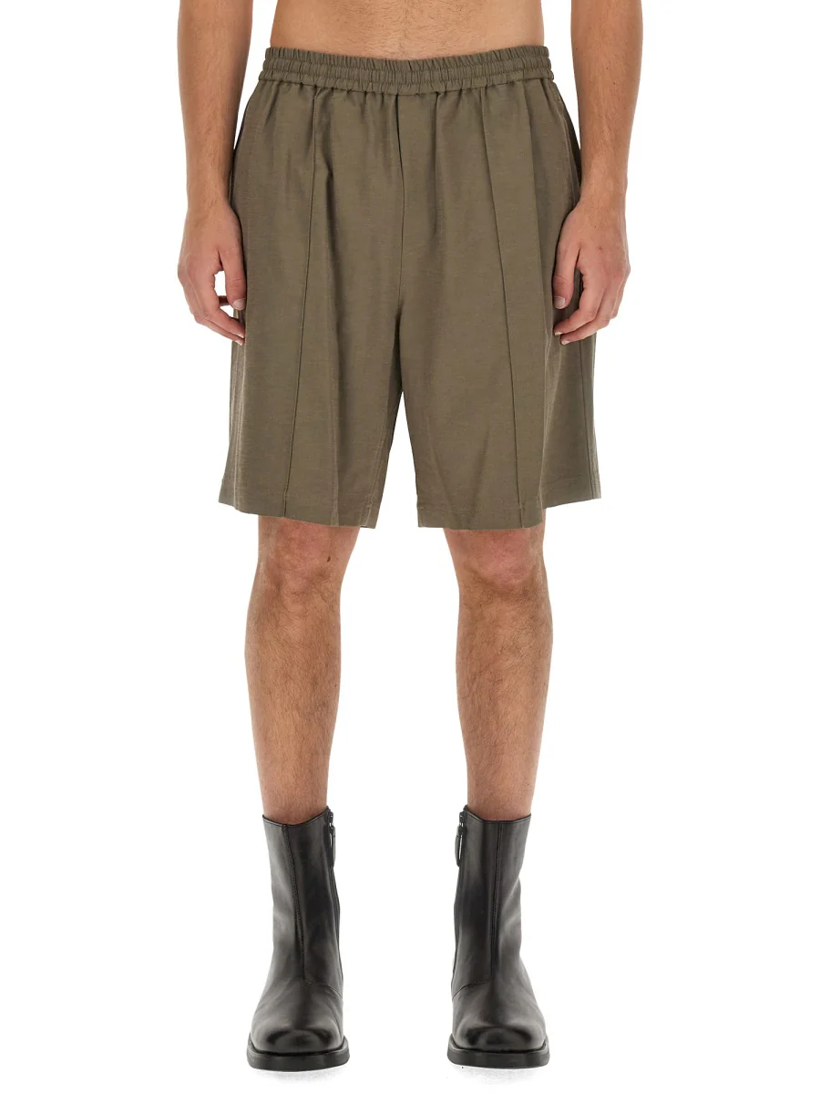HELMUT LANG Cotton-Linen Pull-On Short