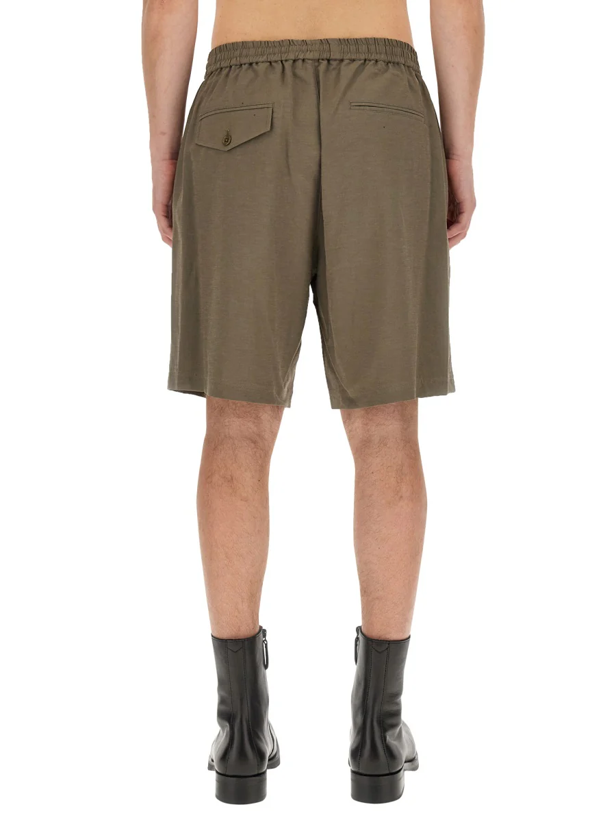 HELMUT LANG Cotton-Linen Pull-On Short - Image 3
