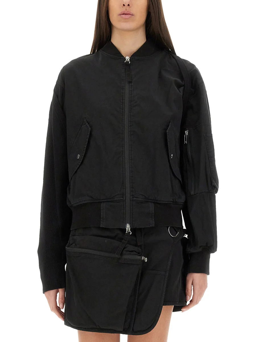 HELMUT LANG Logo Bomber Jacket