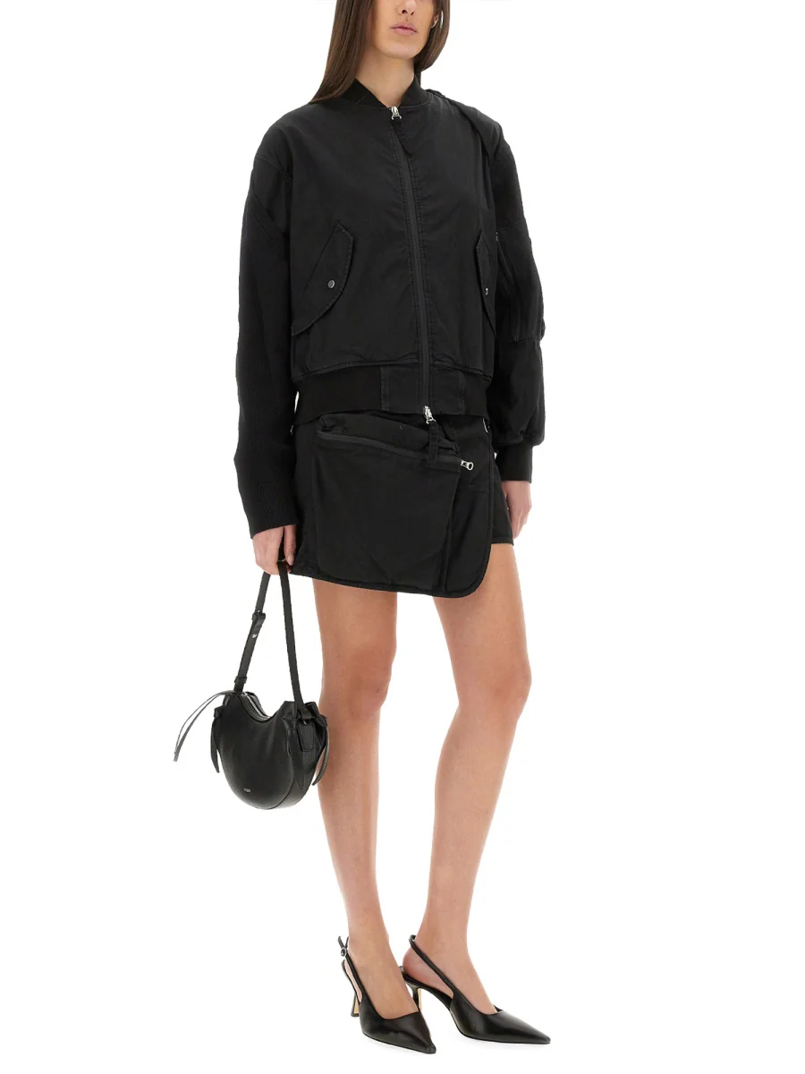 HELMUT LANG Logo Bomber Jacket - Image 2